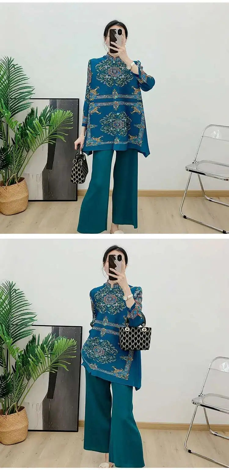 Premium Pleated Trouser Set