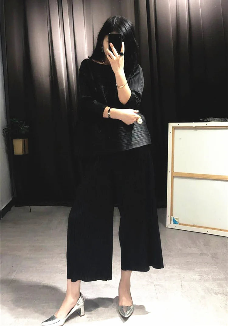 Elegant Truly Pleated Co-ord Set