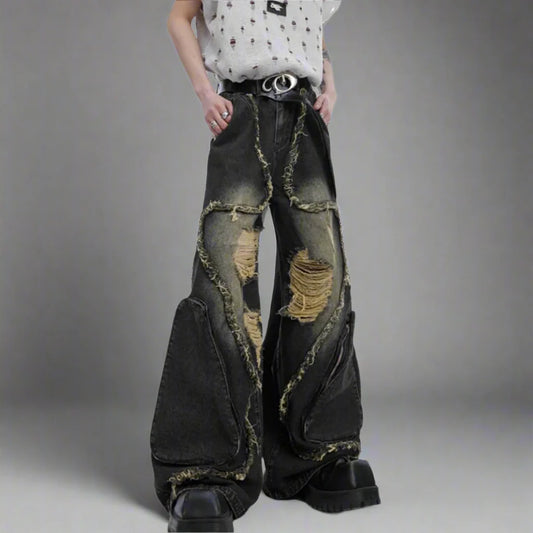 Men's Japanese Deconstructed Jeans