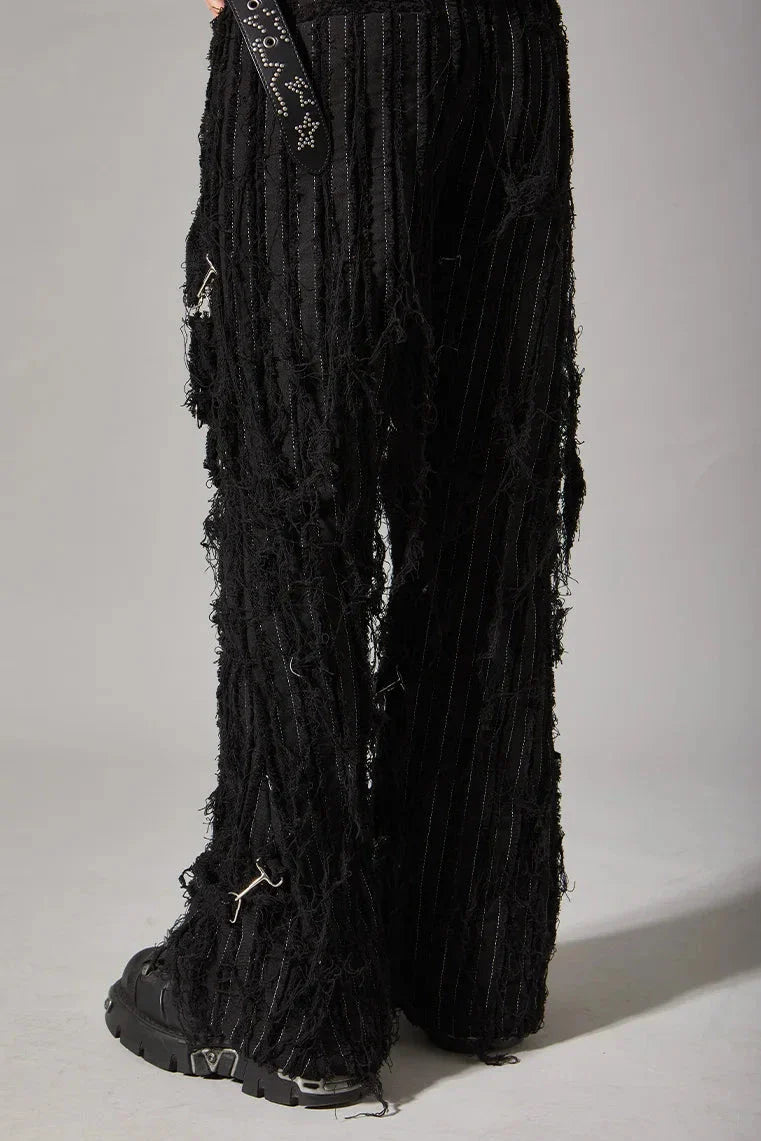 Men's Ultra Distressed Stacked Denim Jeans