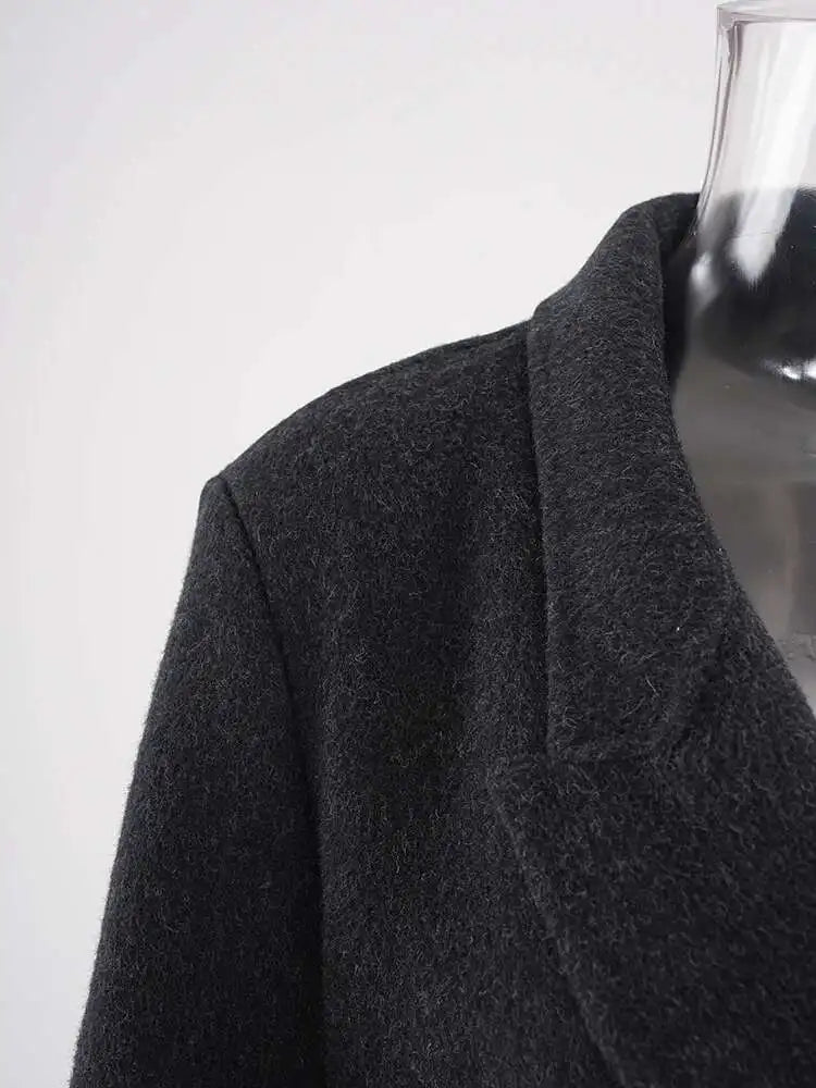 Luxury 70% Wool Belted Coat