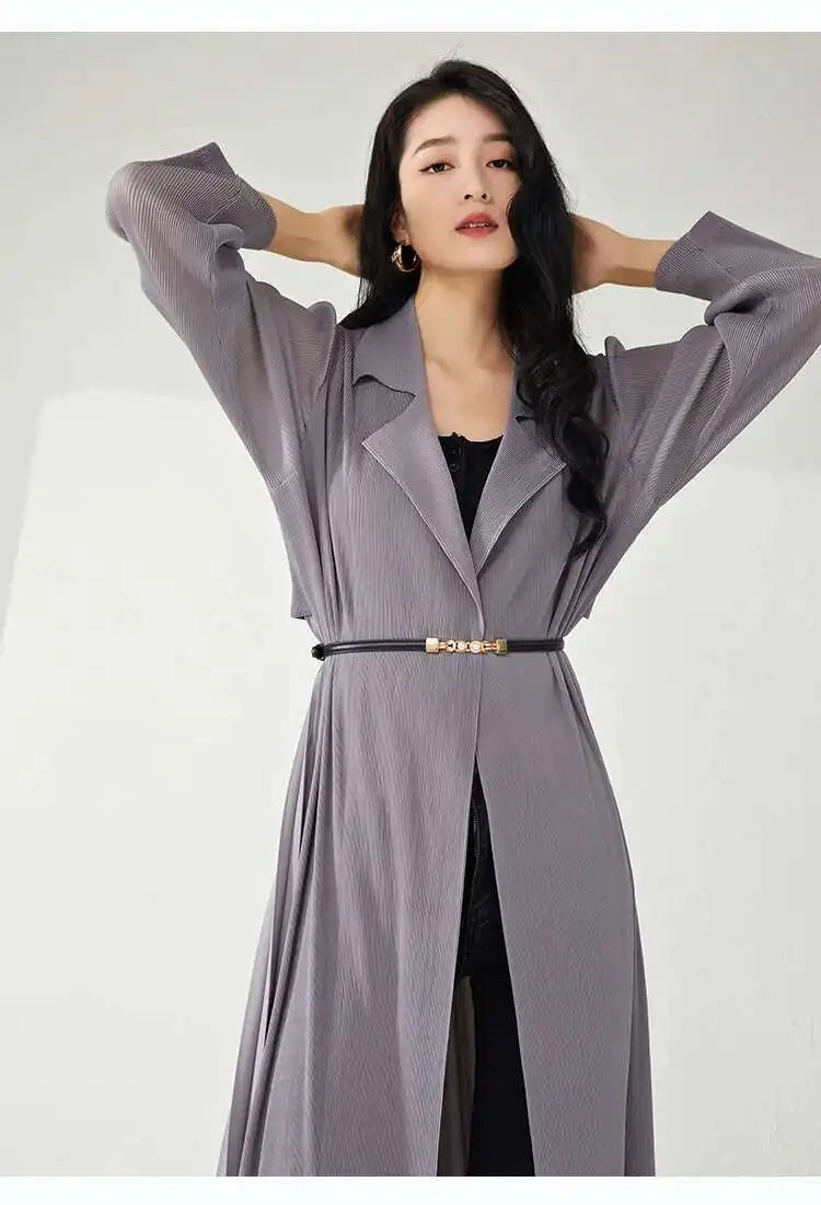 Japanese Pleat Casual Overcoat