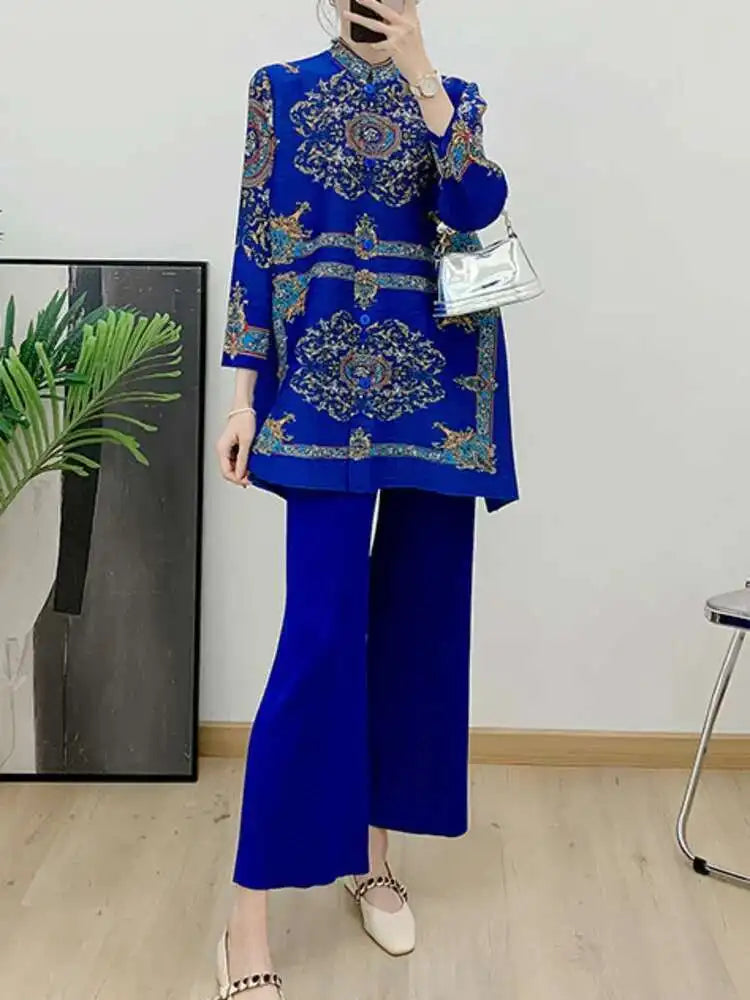 Premium Pleated Trouser Set