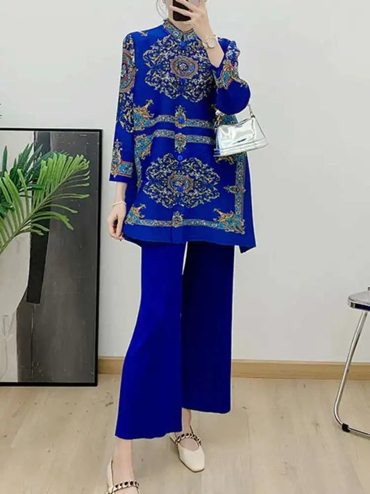 Premium Pleated Trouser Set