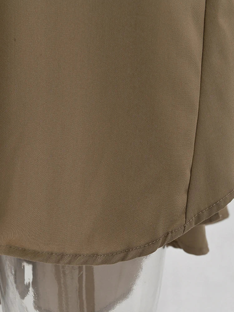 Asymmetric Hem Button-Down Shirt