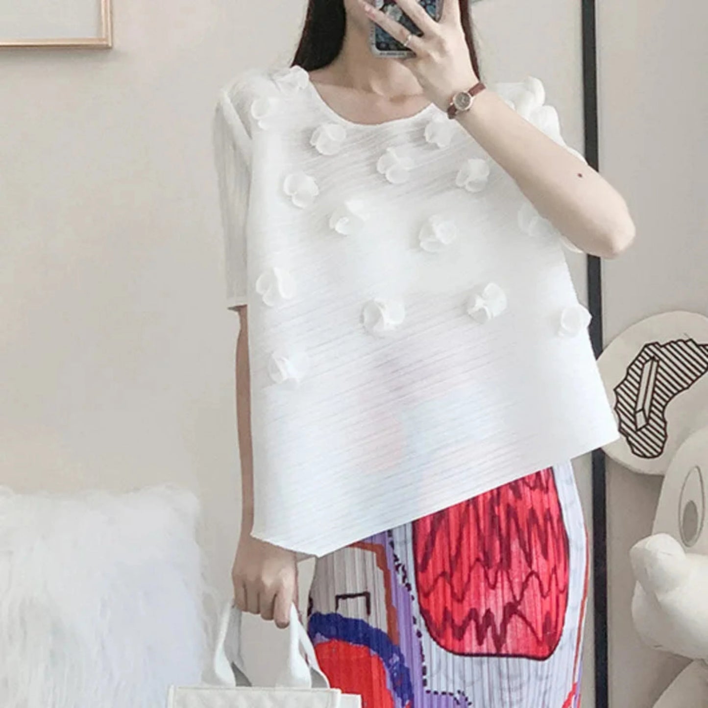 Truly Pleated Elegant Top