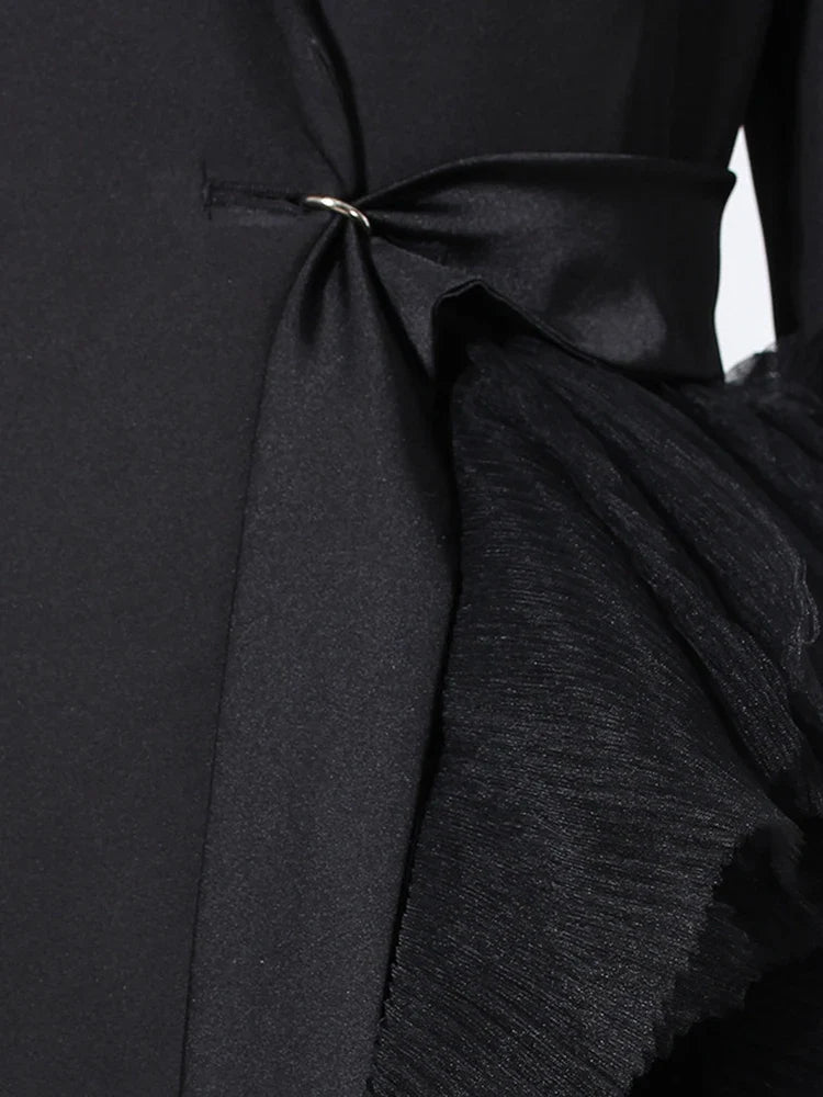 Women's Designer Peacock Blazer Trench Coat