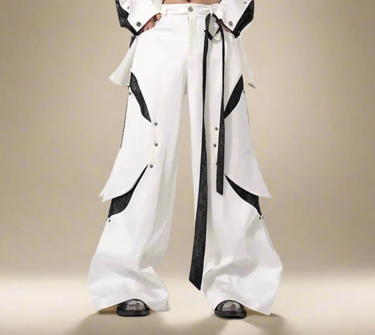 Men's Japanese Style Wide Leg Pants