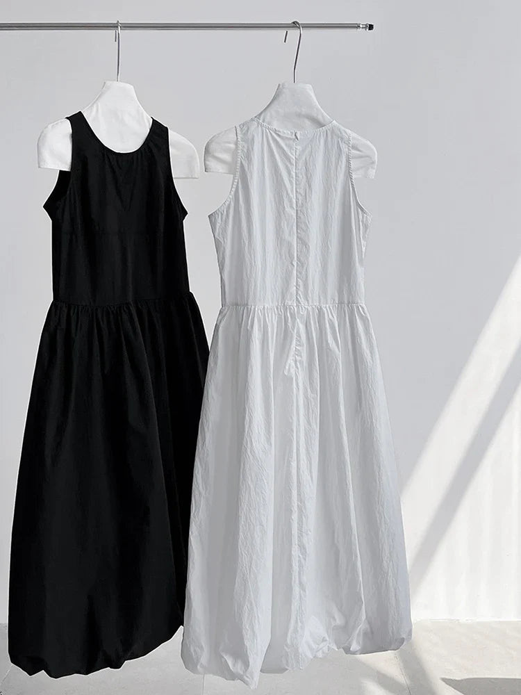 Sleeveless Maxi Dress - Japanese Inspired