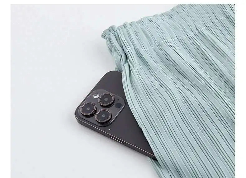 Luxury Draped Fit Pleated Set