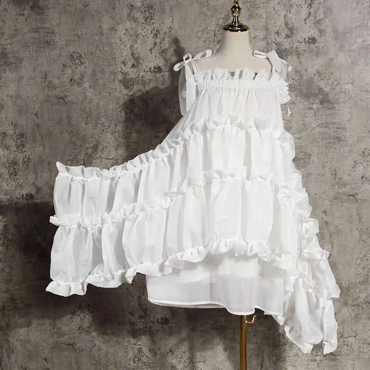Luxury Ruffle Statement Blouse