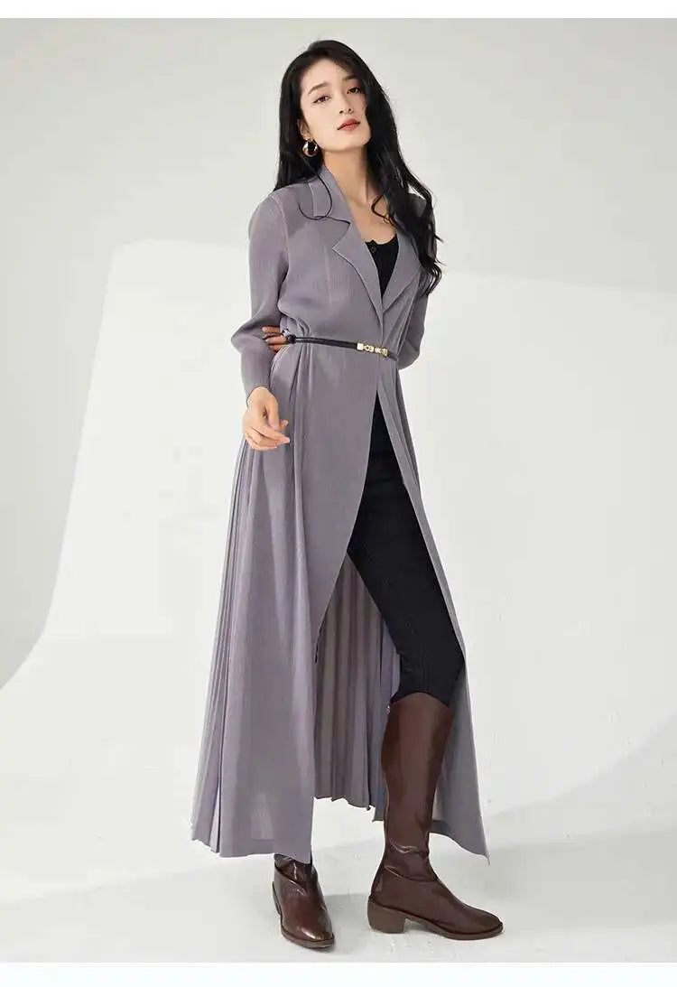 Japanese Pleat Casual Overcoat