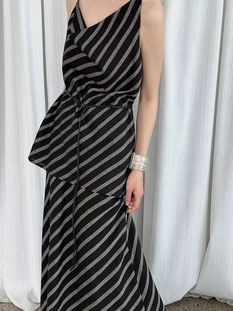 Japanese Cotton-Blend Skirt Set