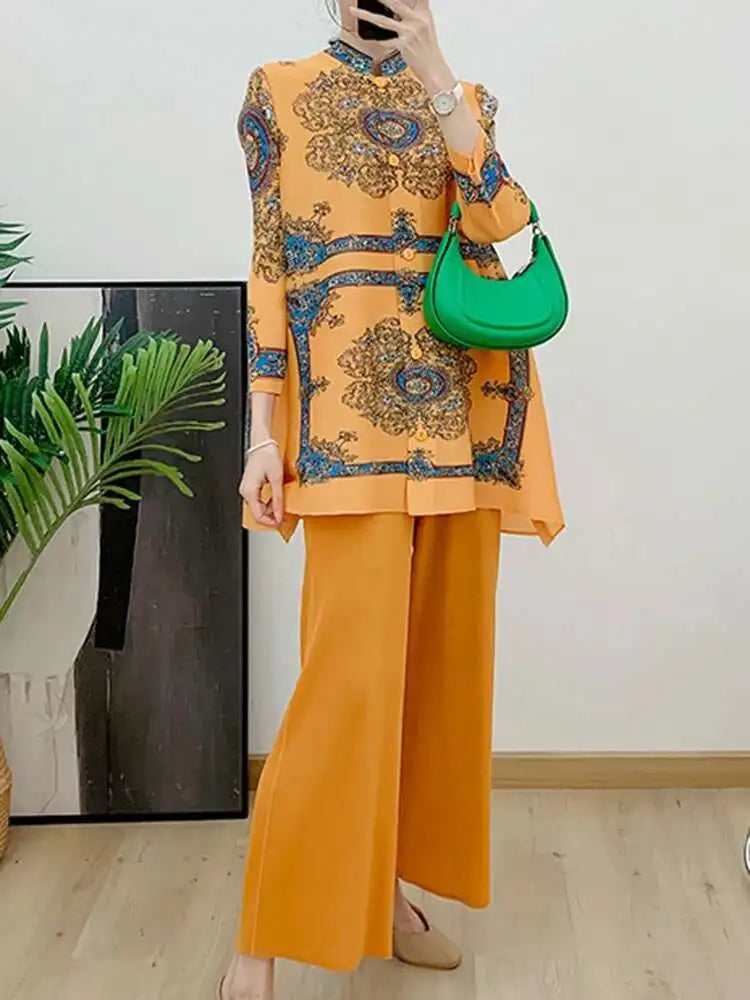 Premium Pleated Trouser Set