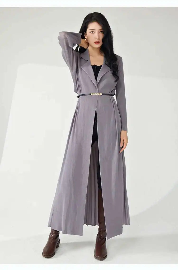 Japanese Pleat Casual Overcoat