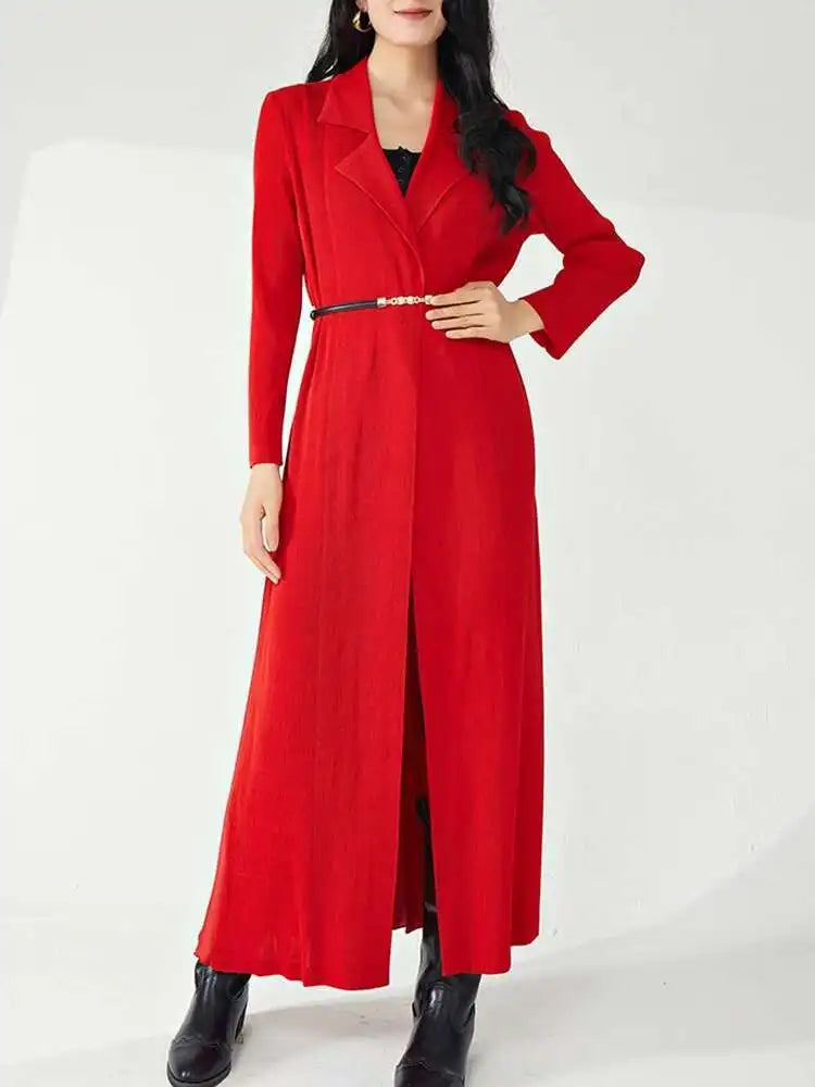 Japanese Pleat Casual Overcoat