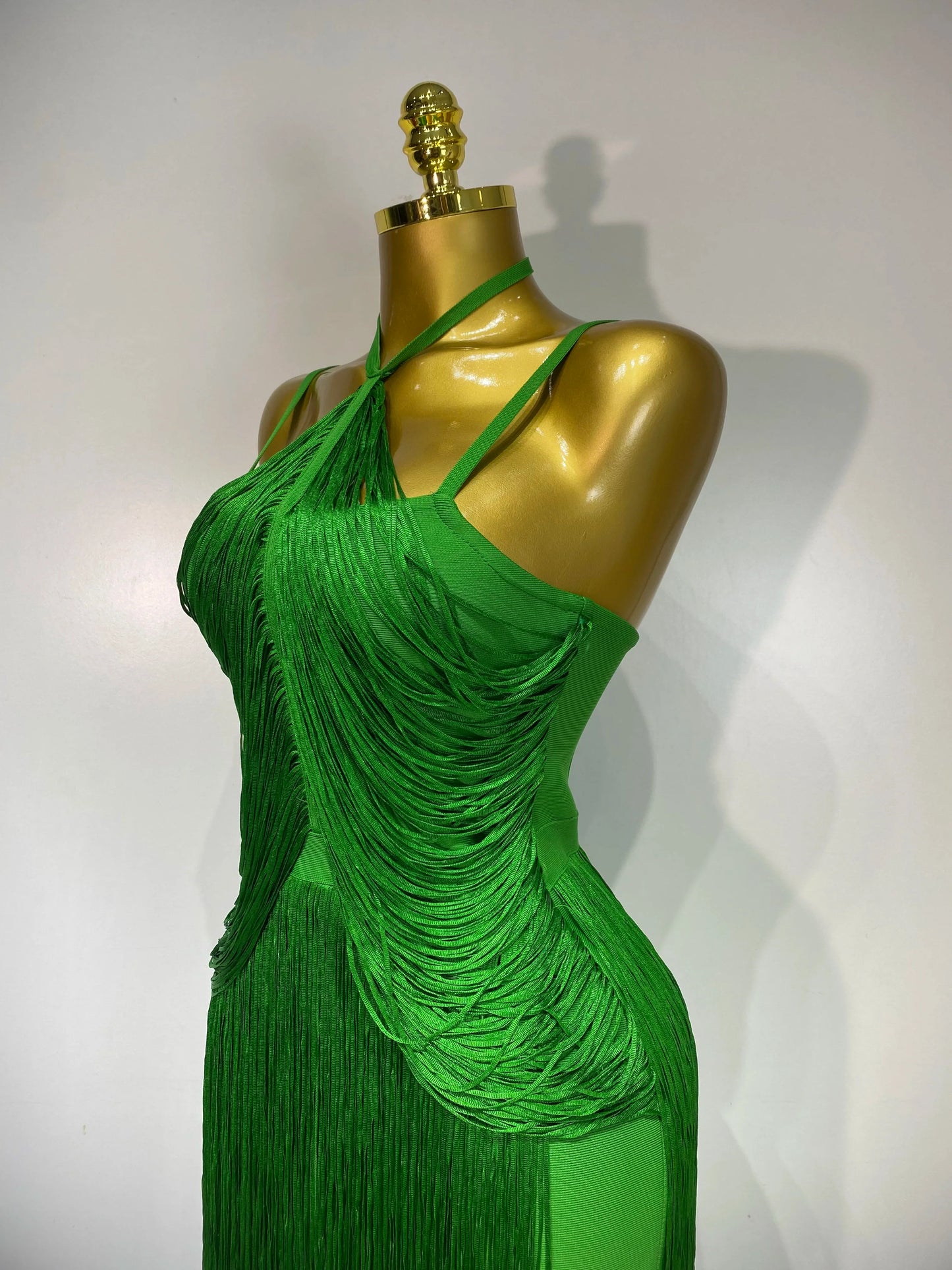 Luxe Fringe Cocktail Midi Dress