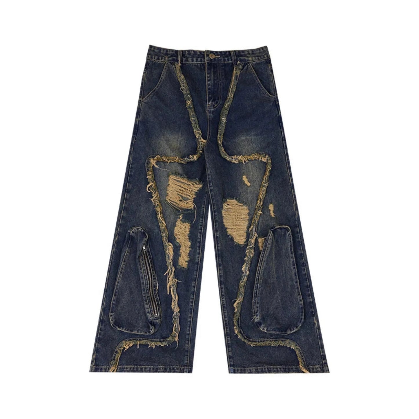 Men's Japanese Deconstructed Jeans