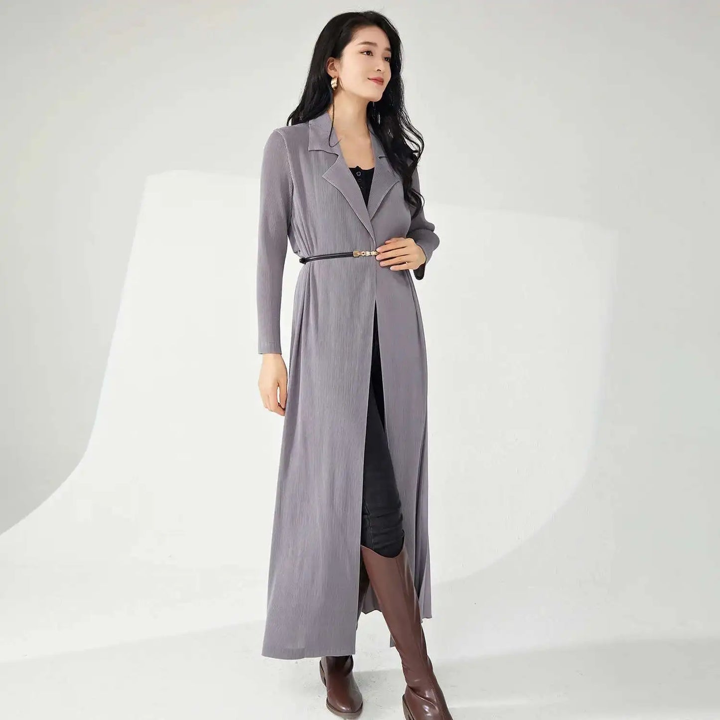 Japanese Pleat Casual Overcoat