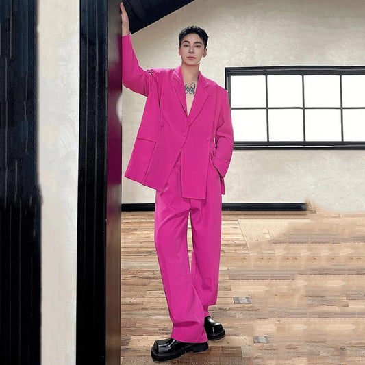 Men's Baggy Formal Suit Ensemble