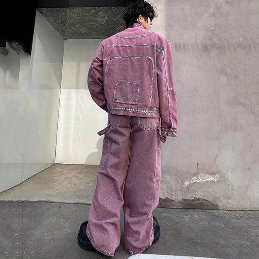 Men's Eclat Denim Moto 2-Piece Set