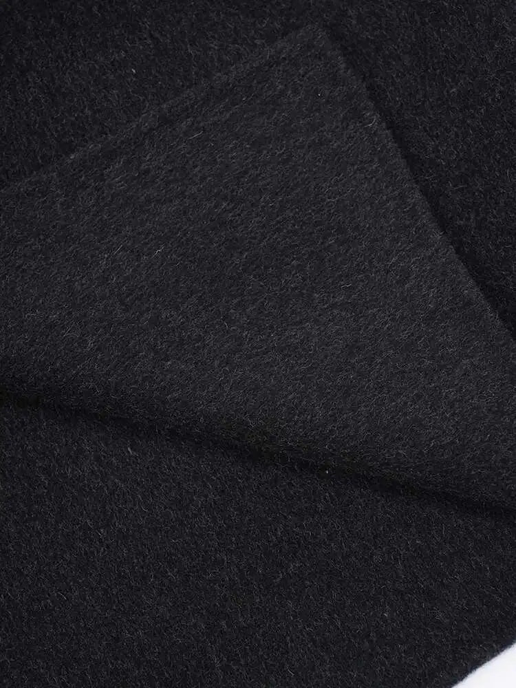 Luxury 70% Wool Belted Coat