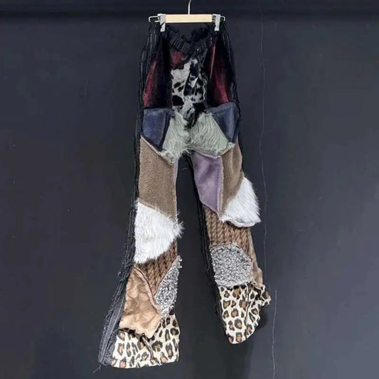 Men's Luxury Streetwear Wide-Leg Pants
