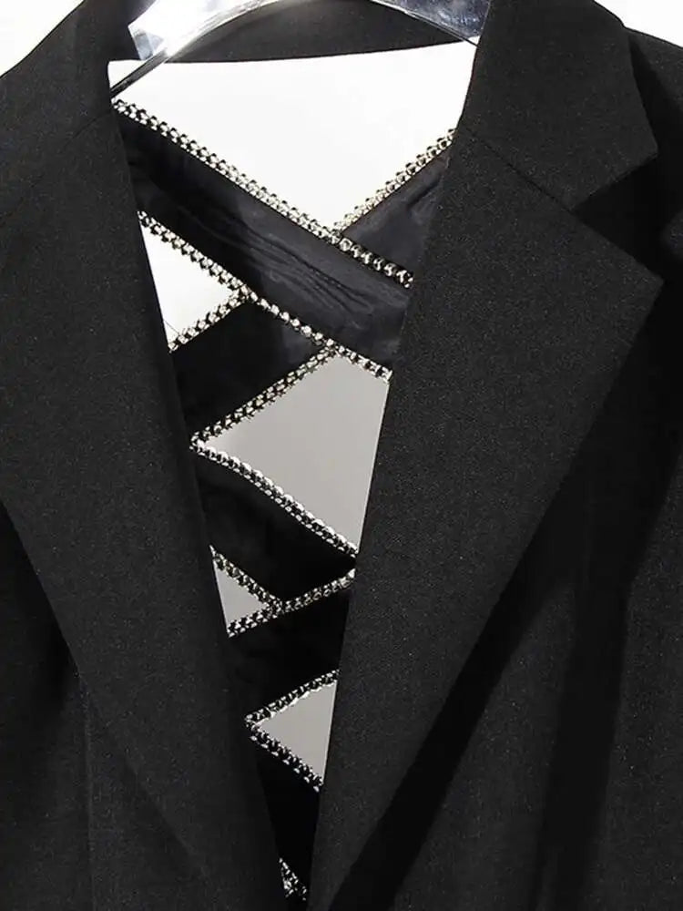Women's Fitted Corset-Back Jacket
