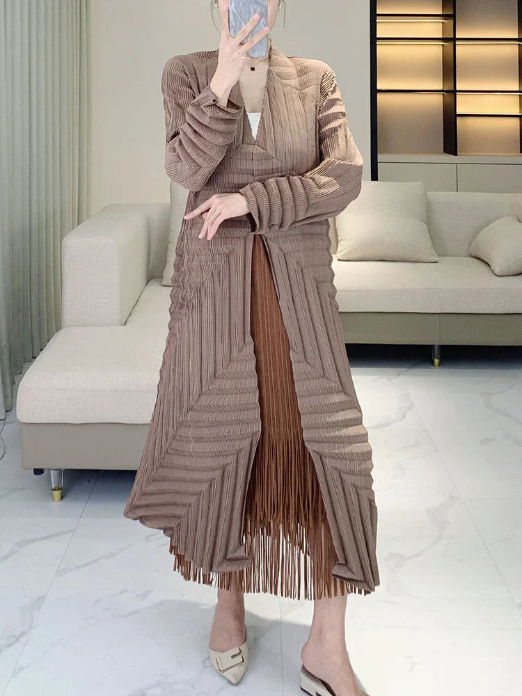 Tailored Fit Japanese Pleated Duster