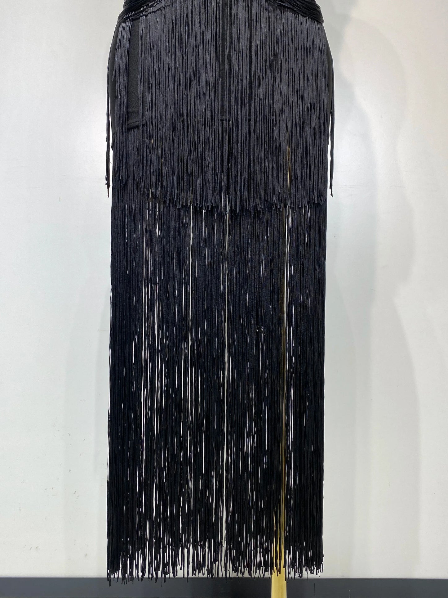 Luxe Fringe Cocktail Midi Dress