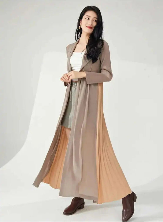 Japanese Pleat Casual Overcoat