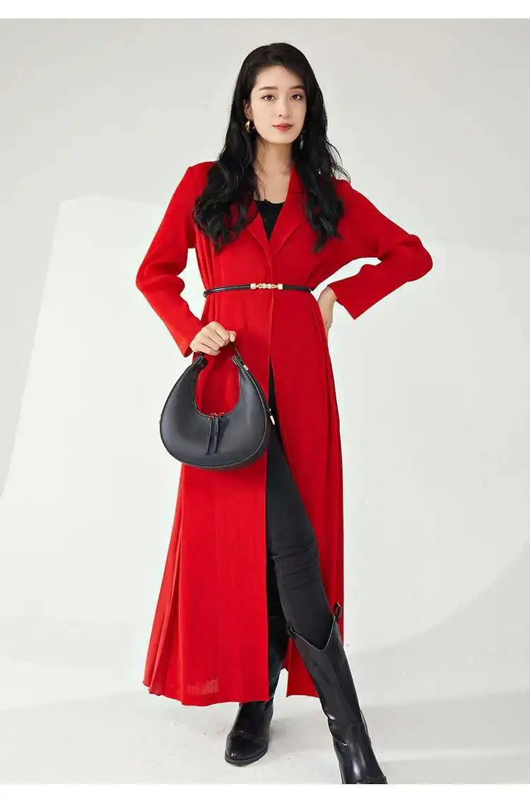 Japanese Pleat Casual Overcoat