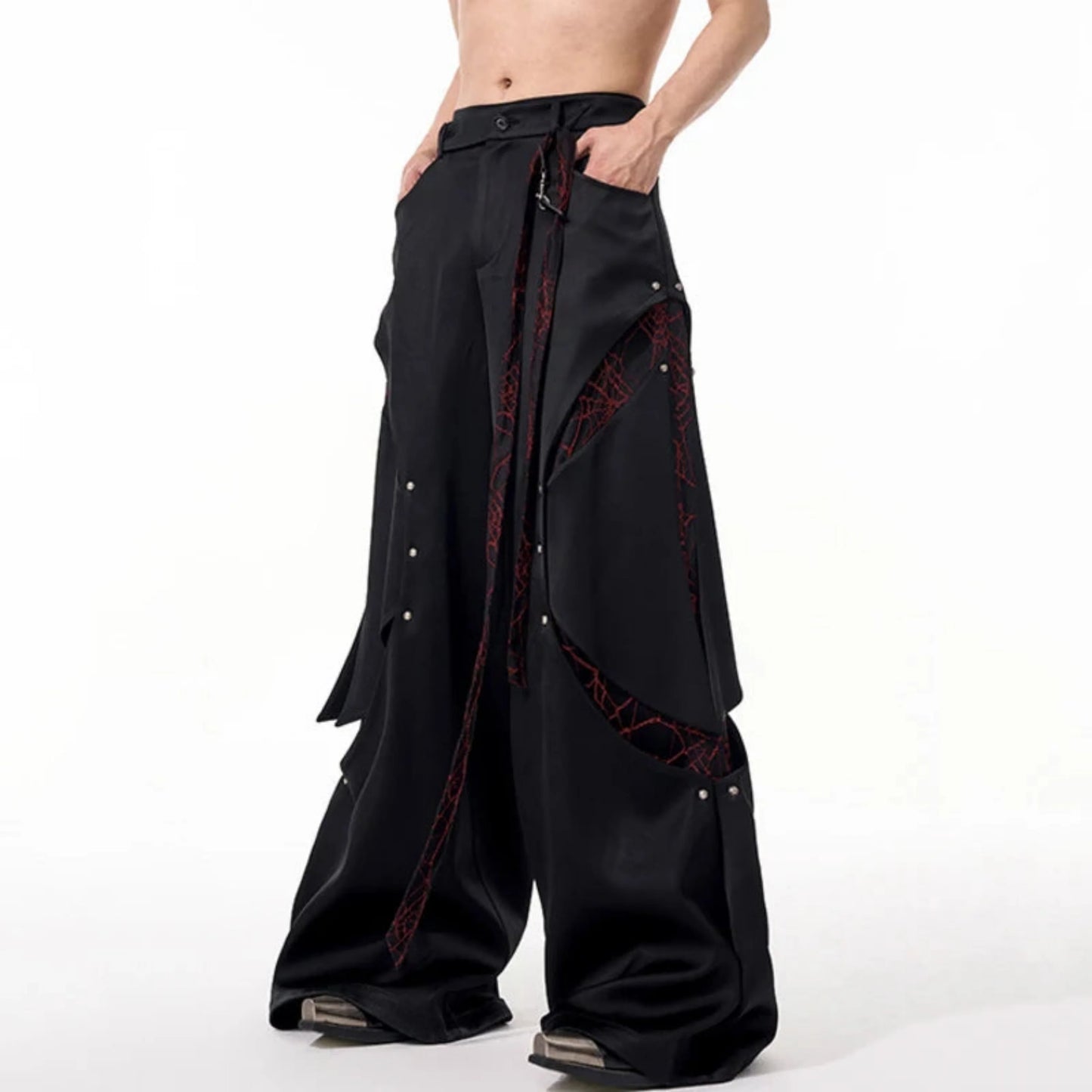 Men's Japanese Style Wide Leg Pants