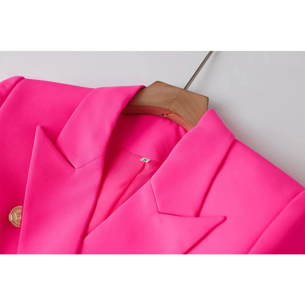 Women's Designer Pink Blazer â€?Professional & Elegant