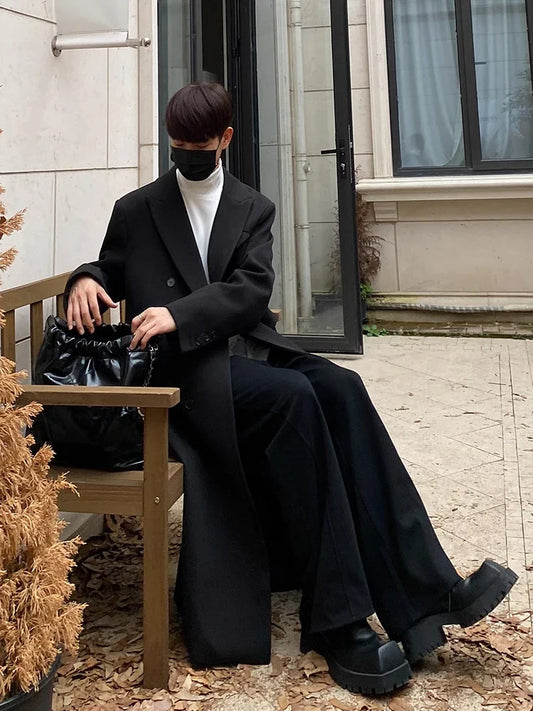 Men's Signature Oversized Wool-Blend Overcoat