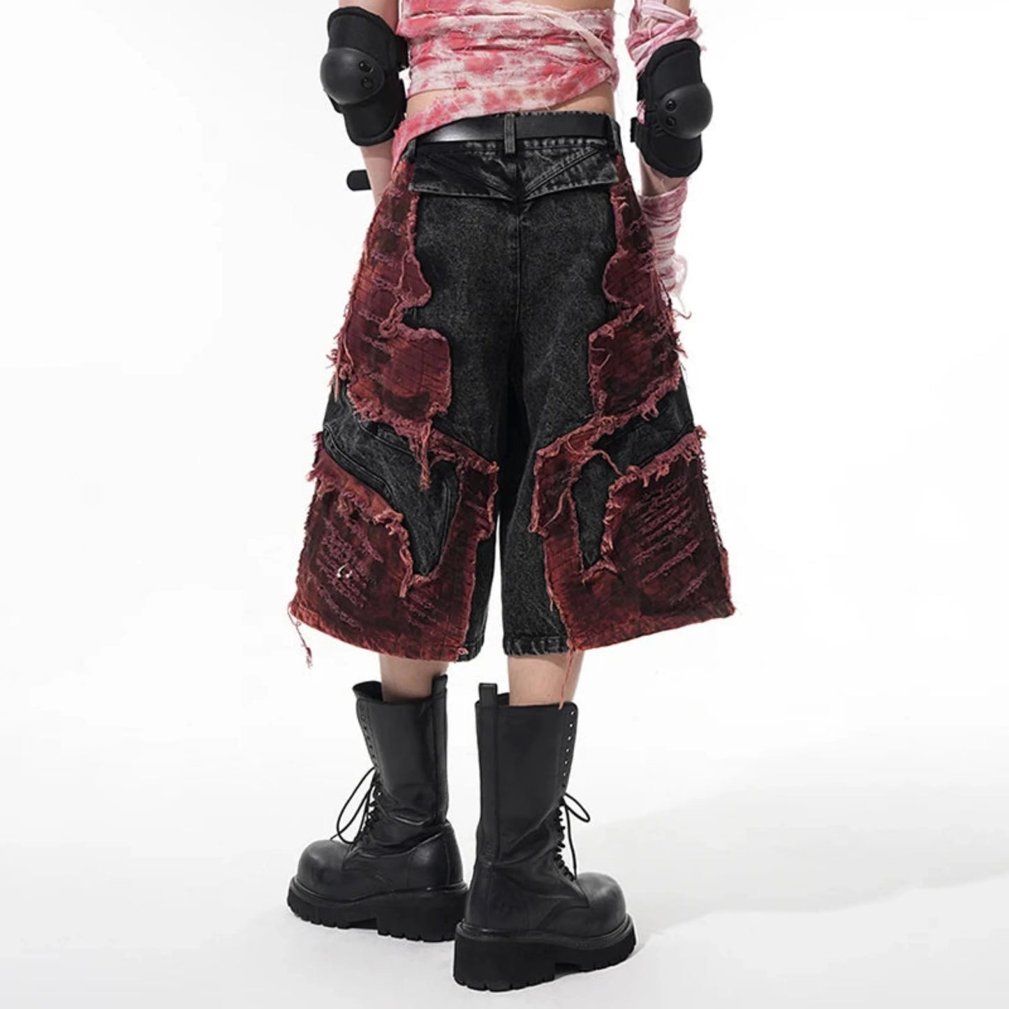 Men's Japanese Denim Culottes Shorts