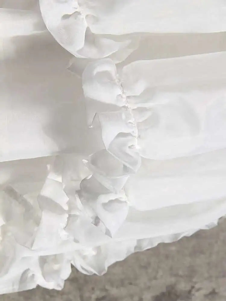 Luxury Ruffle Statement Blouse