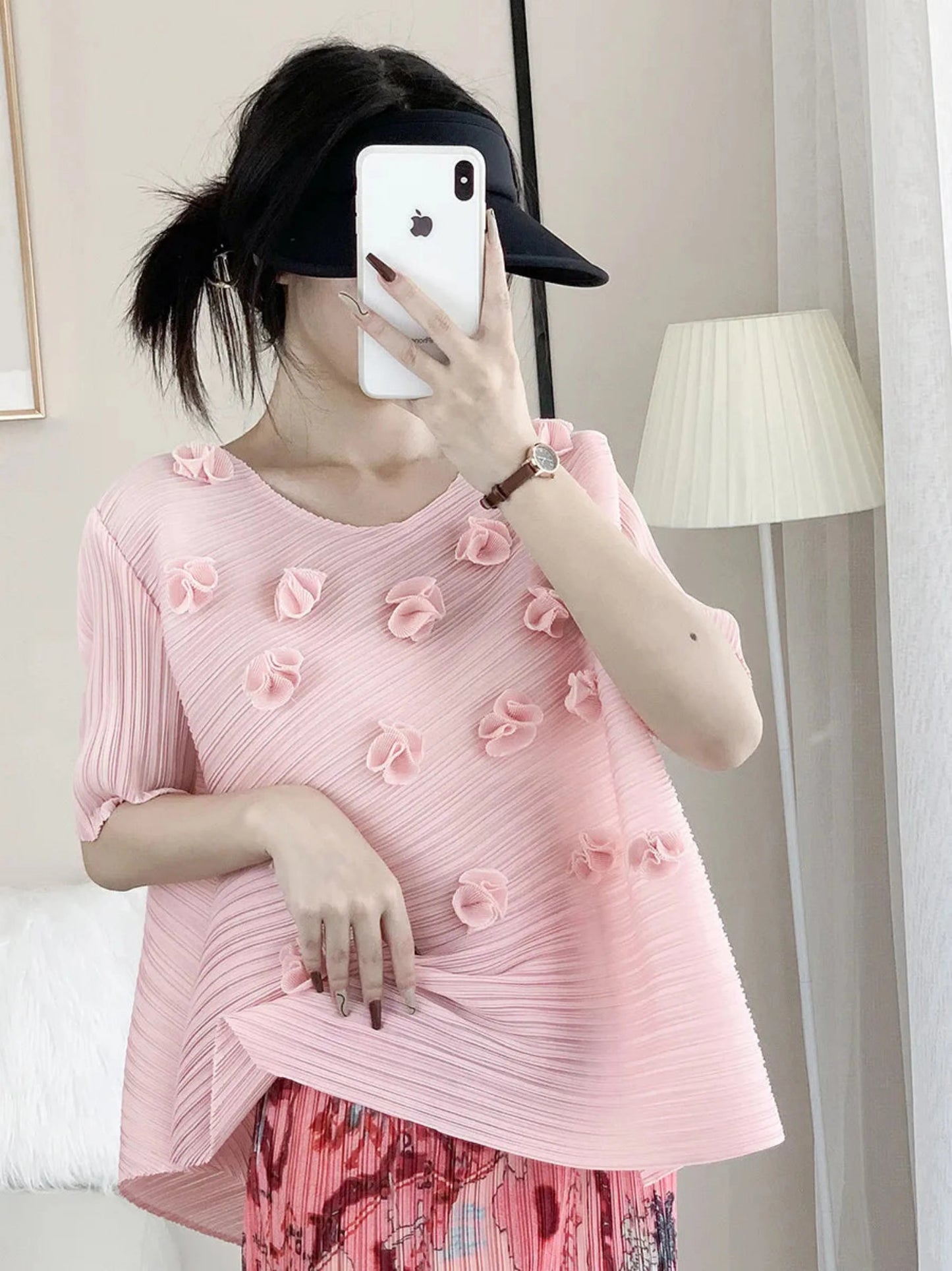 Truly Pleated Elegant Top