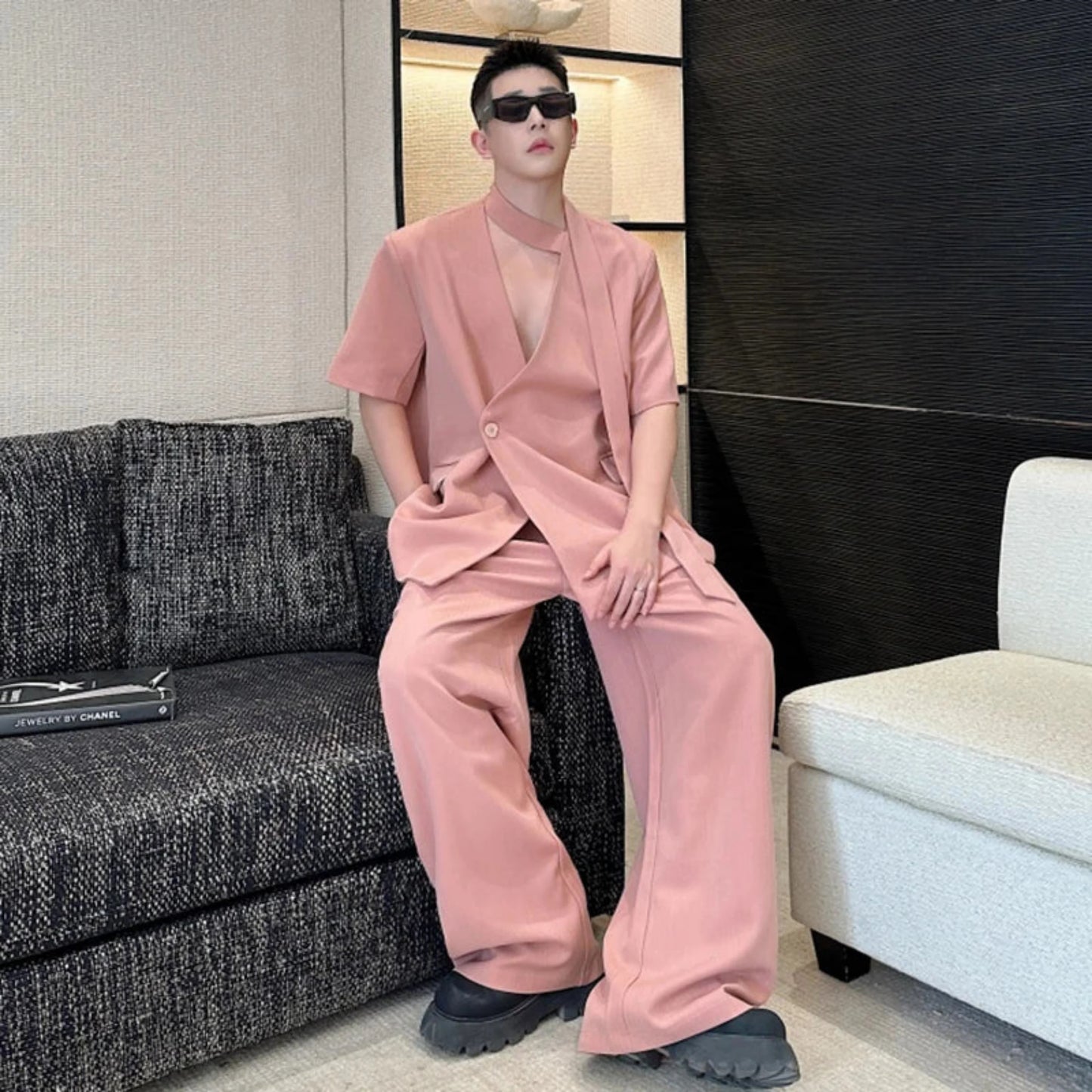 Men's Top And Pants Set - Comfortable & Elegant