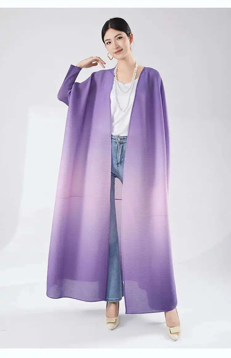Women's Flowing Pleated Duster