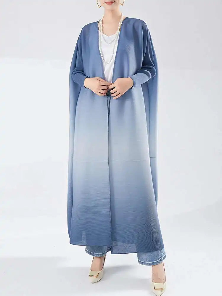 Women's Flowing Pleated Duster