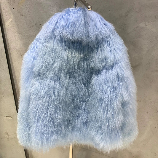 Luxury Women's Genuine Mongolian Sheepskin Fur Coat