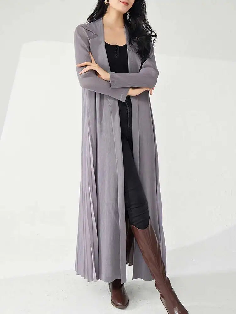 Japanese Pleat Casual Overcoat