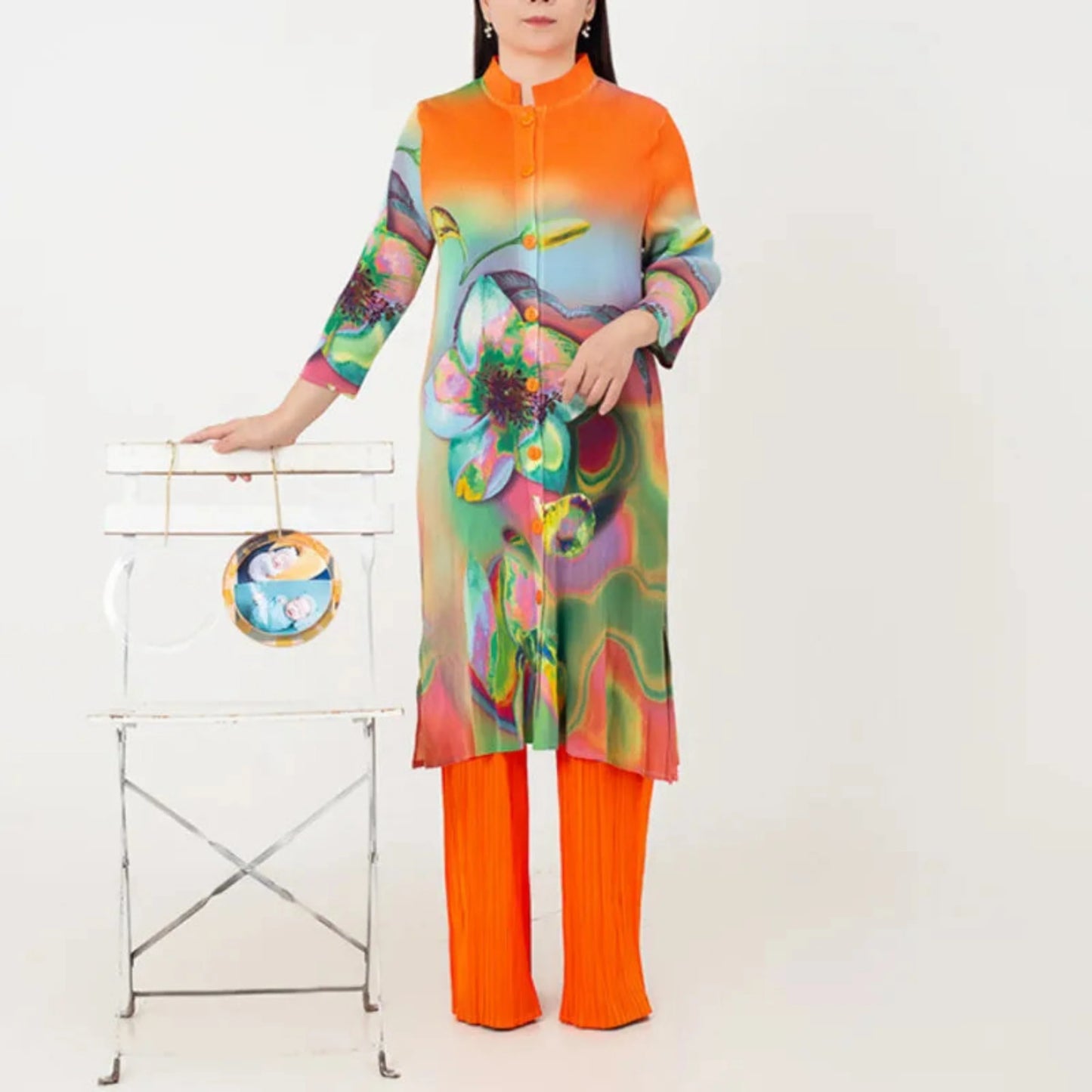 Luxurious Floral Top & Pant Set