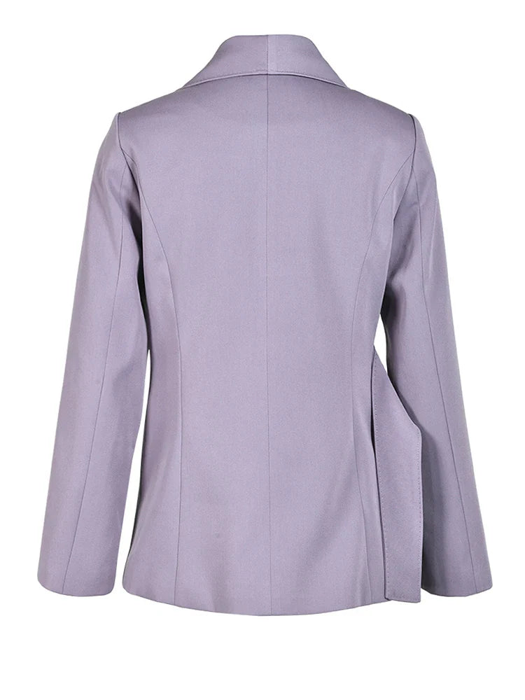 Women's Tailored Asymmetric Blazer