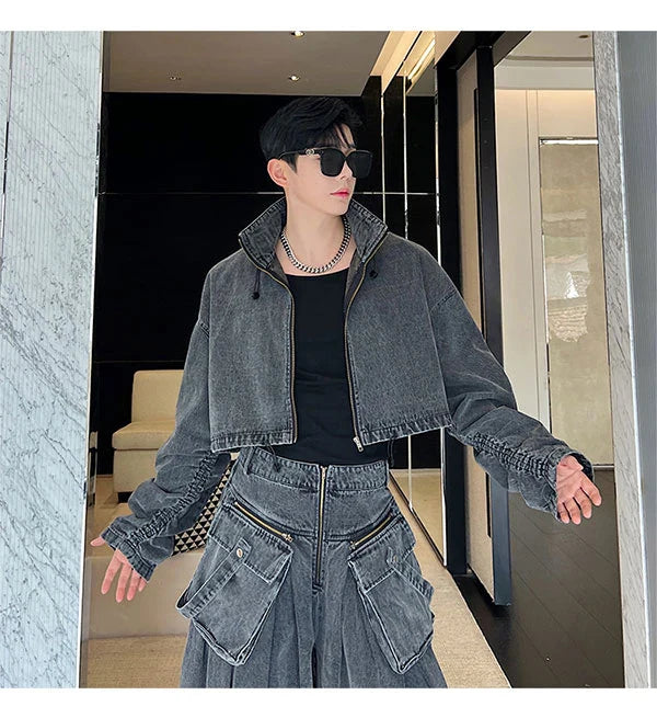 Men's Elite Denim Streetwear 2-Piece Set