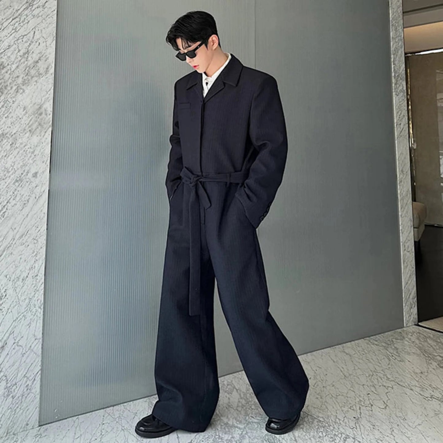 Men's Oversized Wide Leg Jumpsuit