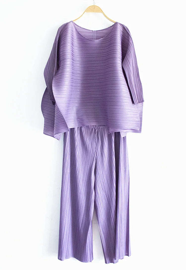 Elegant Truly Pleated Co-ord Set