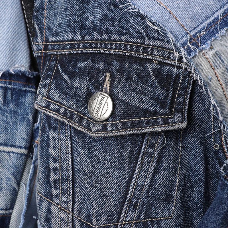 Women's Luxury Denim Trench Coat