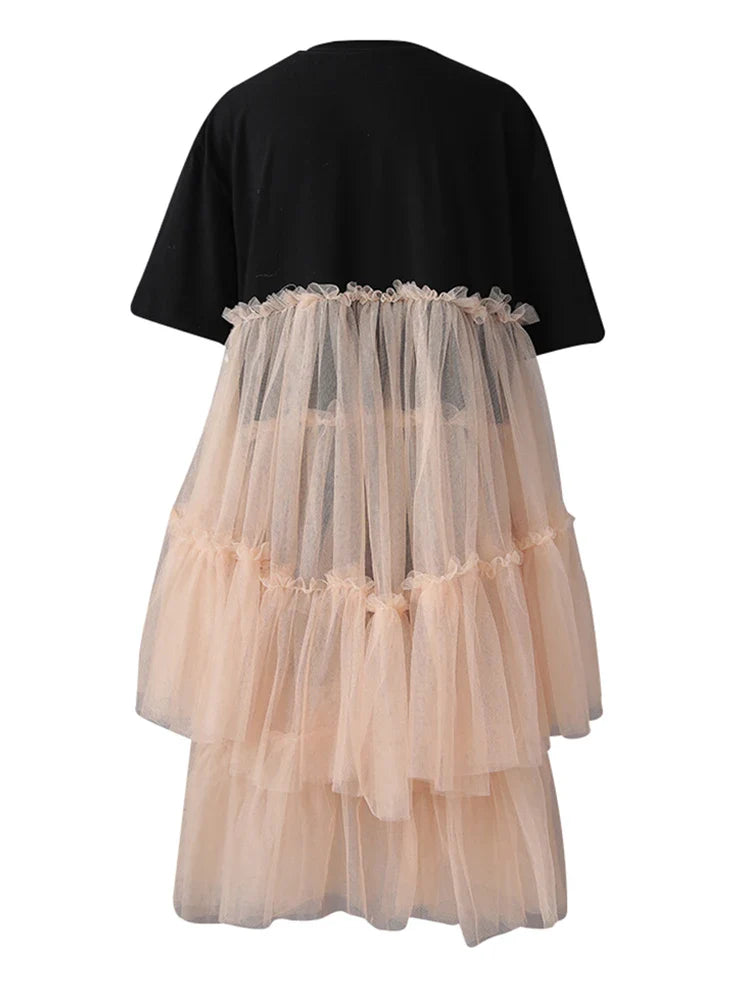 Luxury Mesh Ruffle Shirt